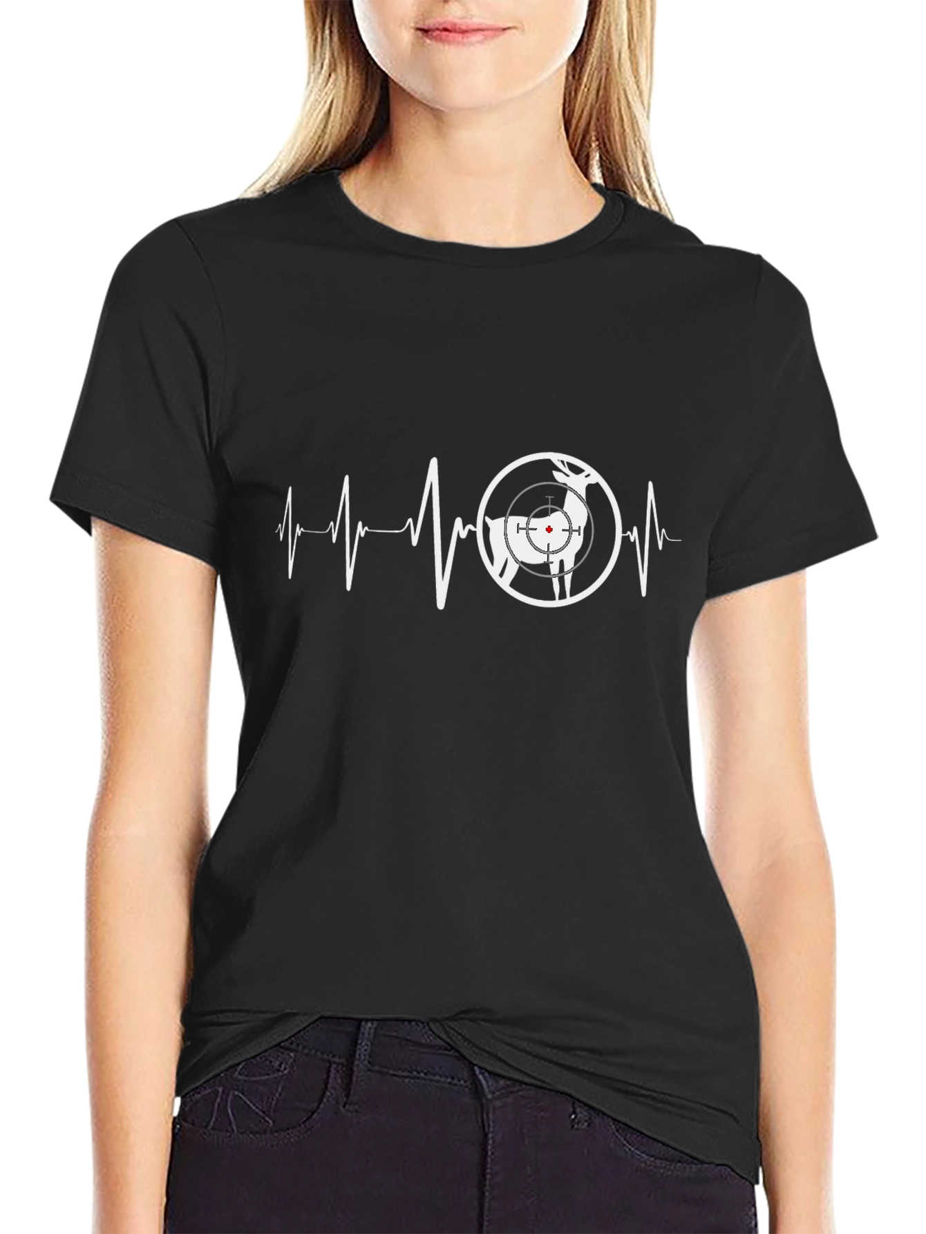 Deer Hunting Heartbeat T-Shirt