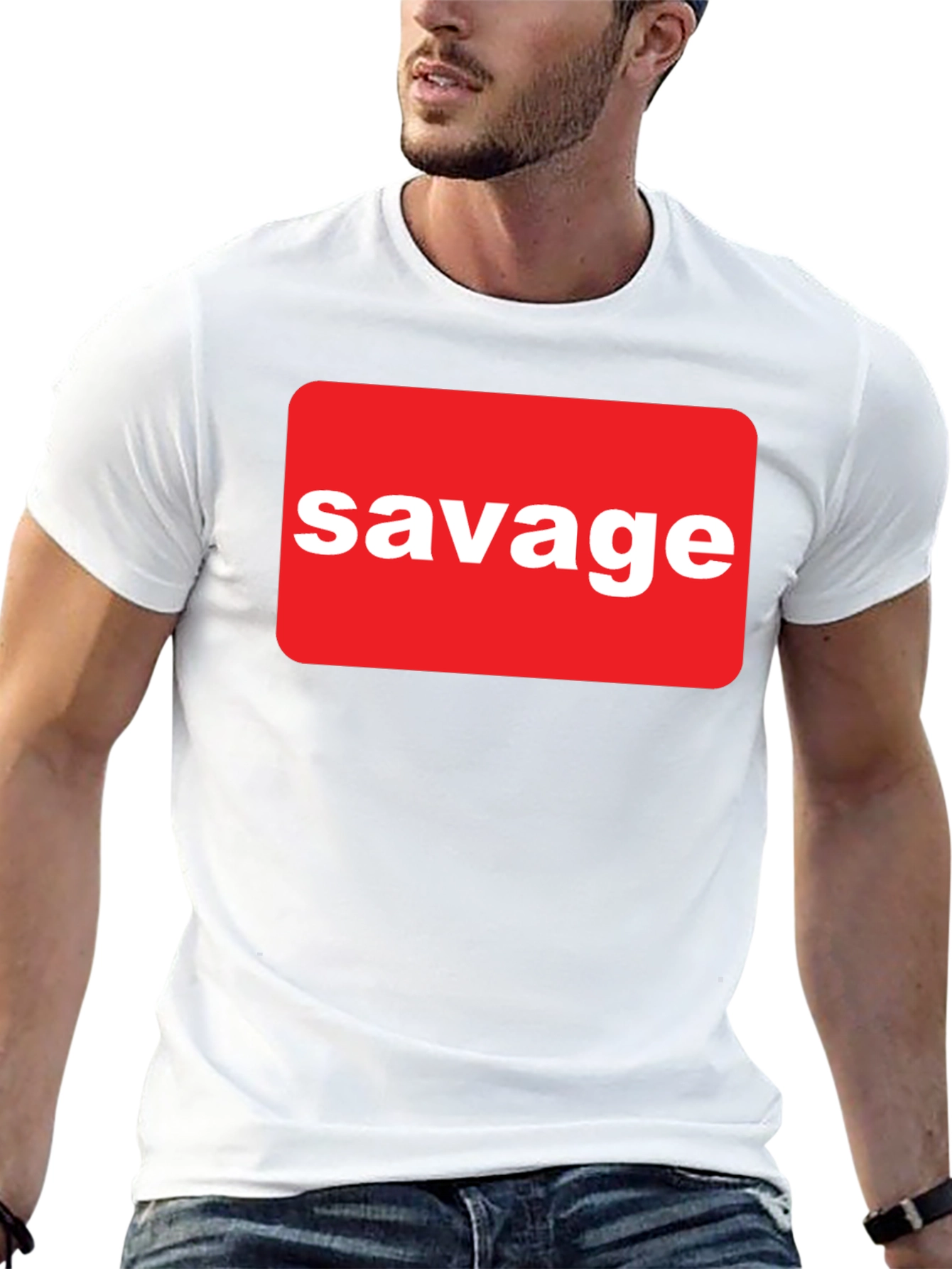 Savage Graphic T-Shirt - Bold Statement Tee