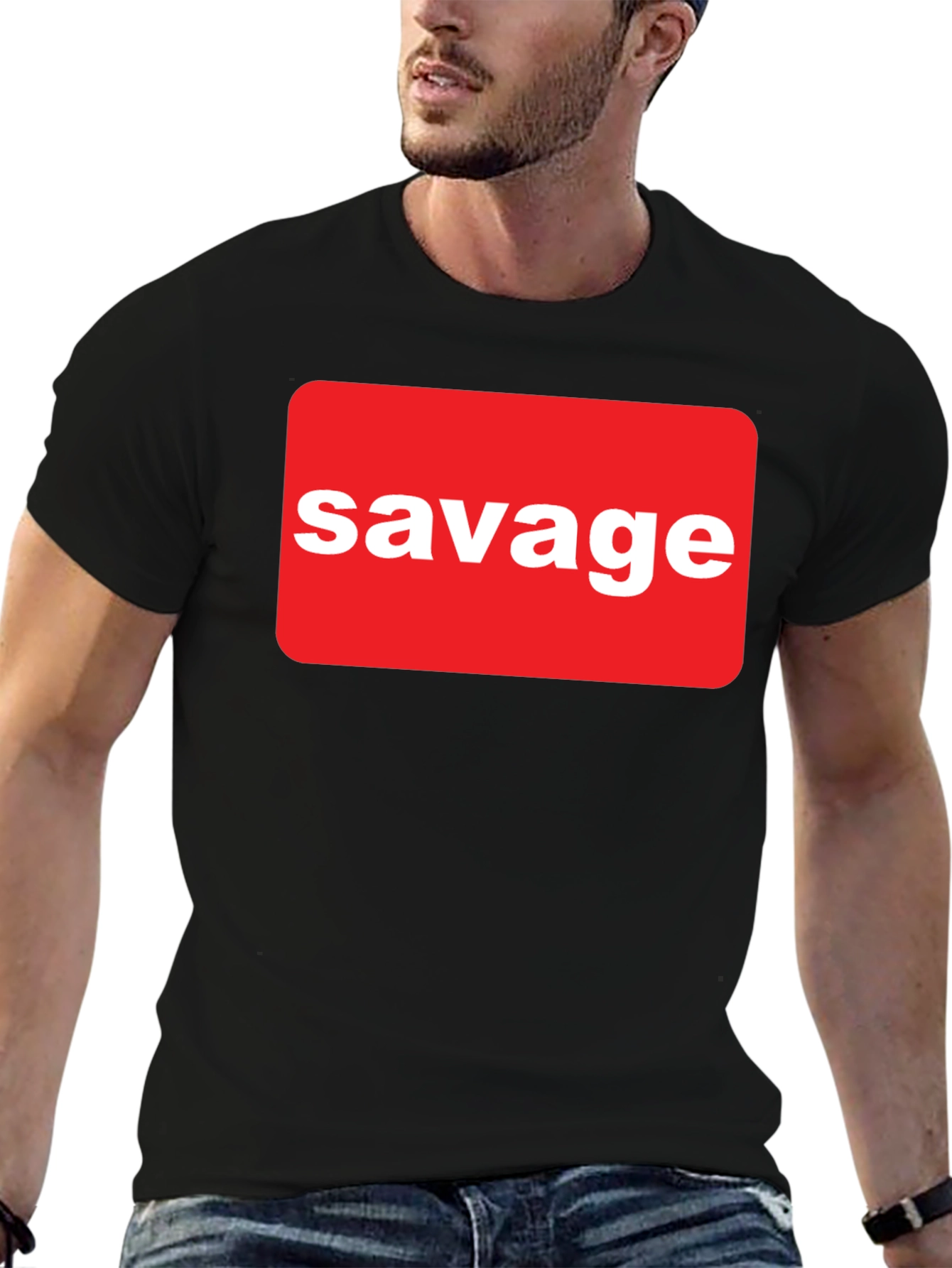 Savage Graphic T-Shirt - Bold Statement Tee