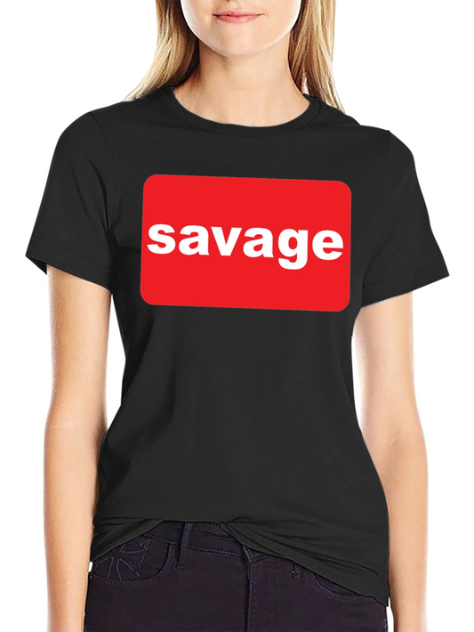 Savage Graphic T-Shirt - Bold Statement Tee