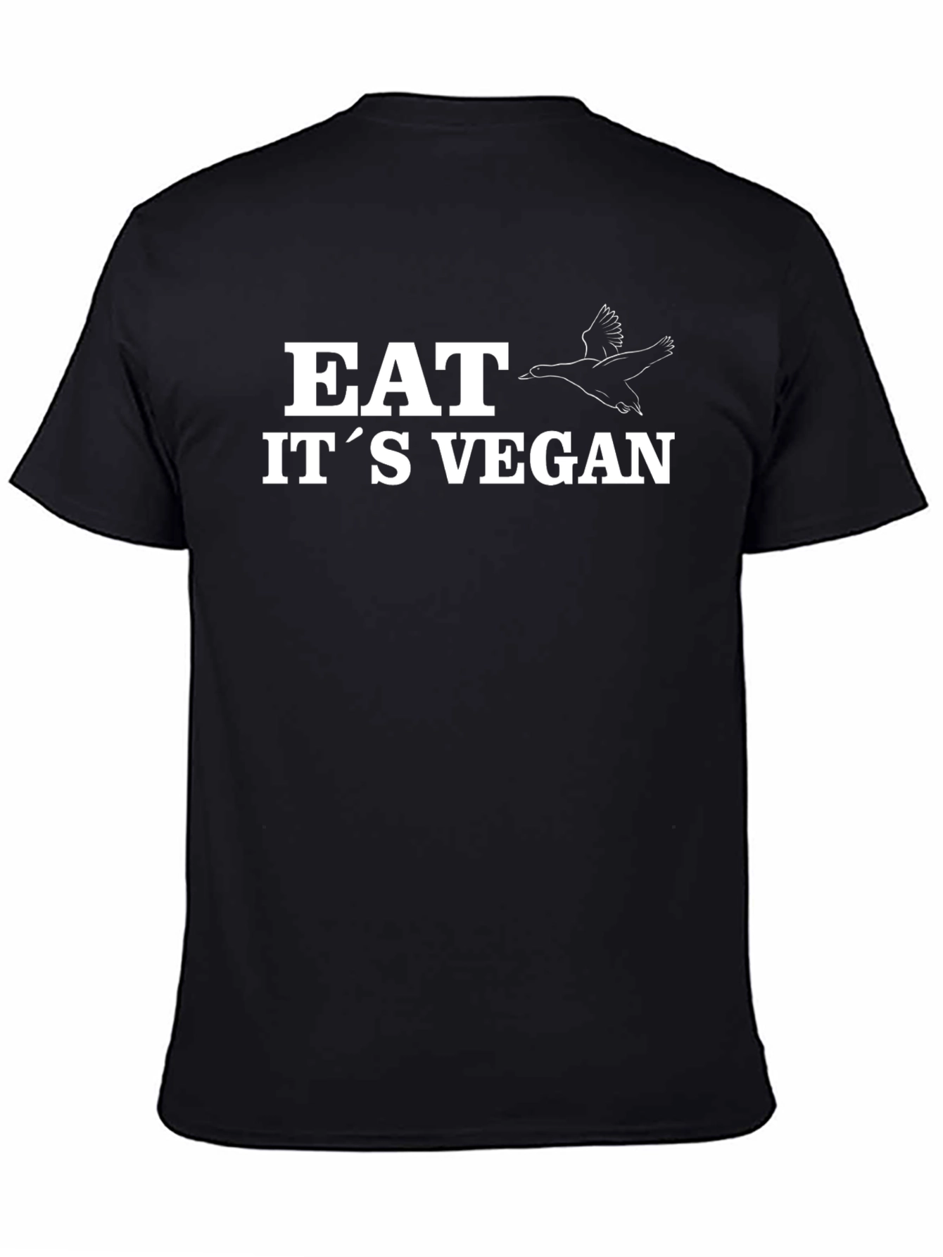 Eat Its Vegan Goose T-Shirt - Black
