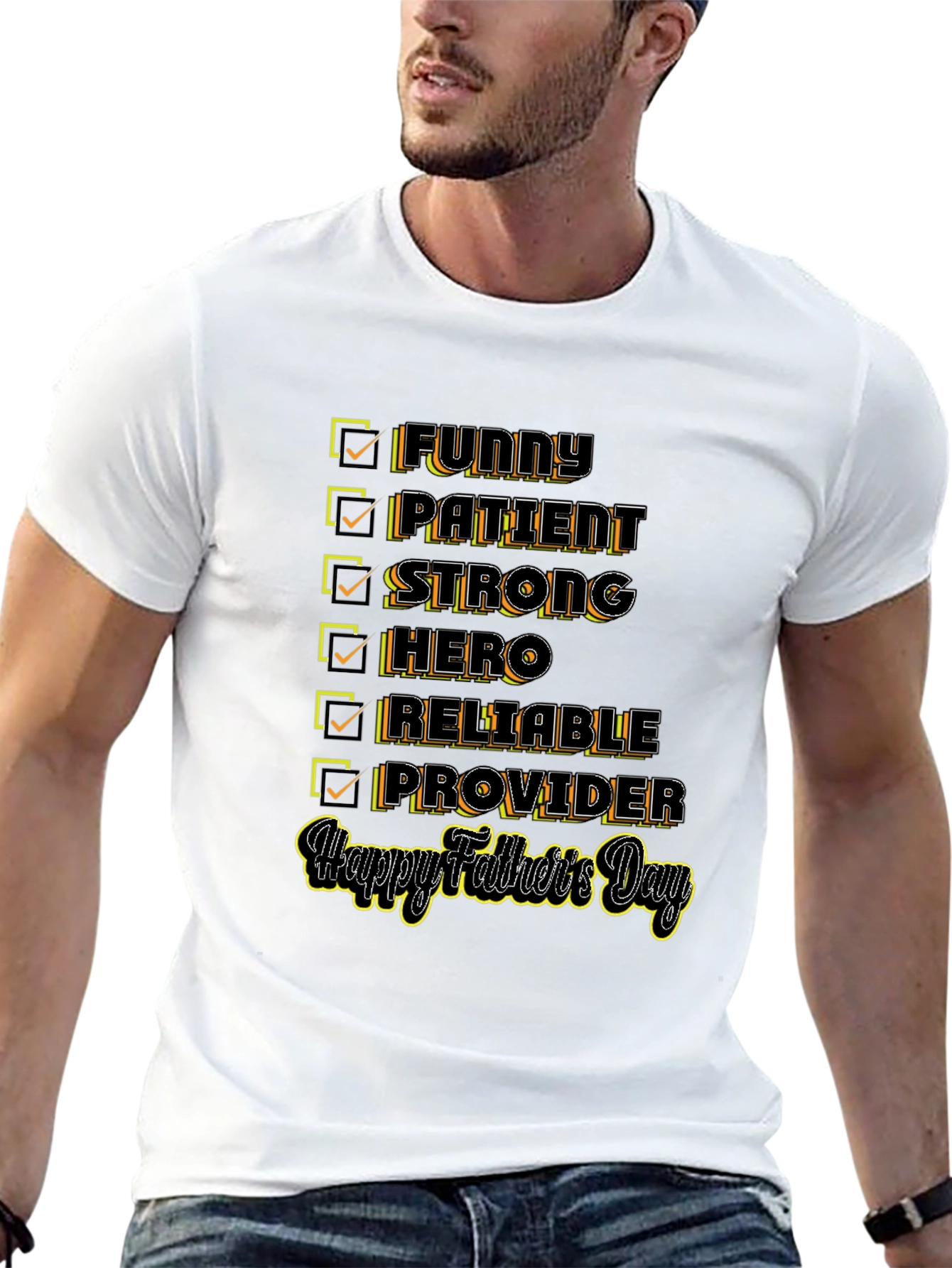 Funny Patient Strong Hero Fathers Day T-Shirt