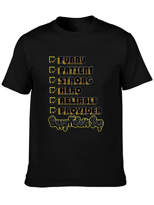 Funny Patient Strong Hero Fathers Day T-Shirt