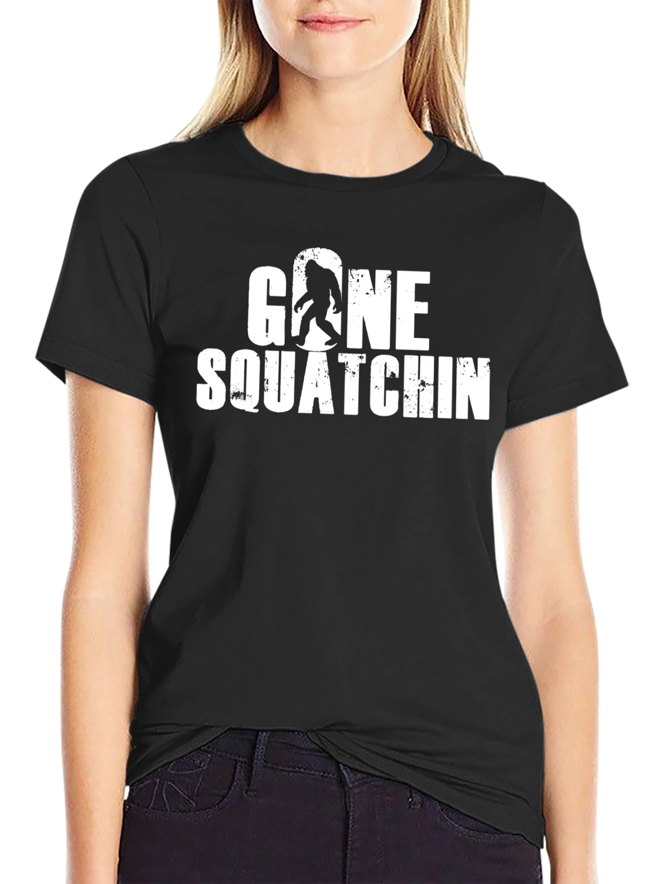 Gone Squatchin T-Shirt - Bigfoot Hunting Tee