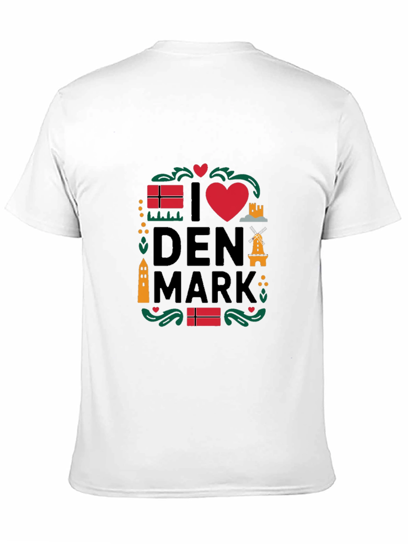 I Love Denmark T-Shirt - Danish Pride Tee