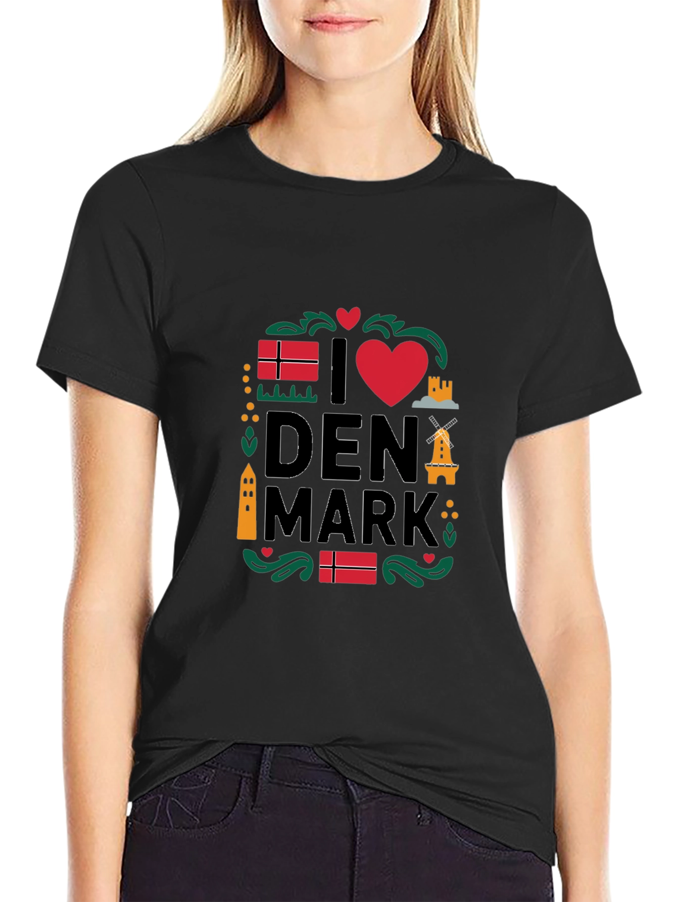 I Love Denmark T-Shirt - Danish Pride Tee