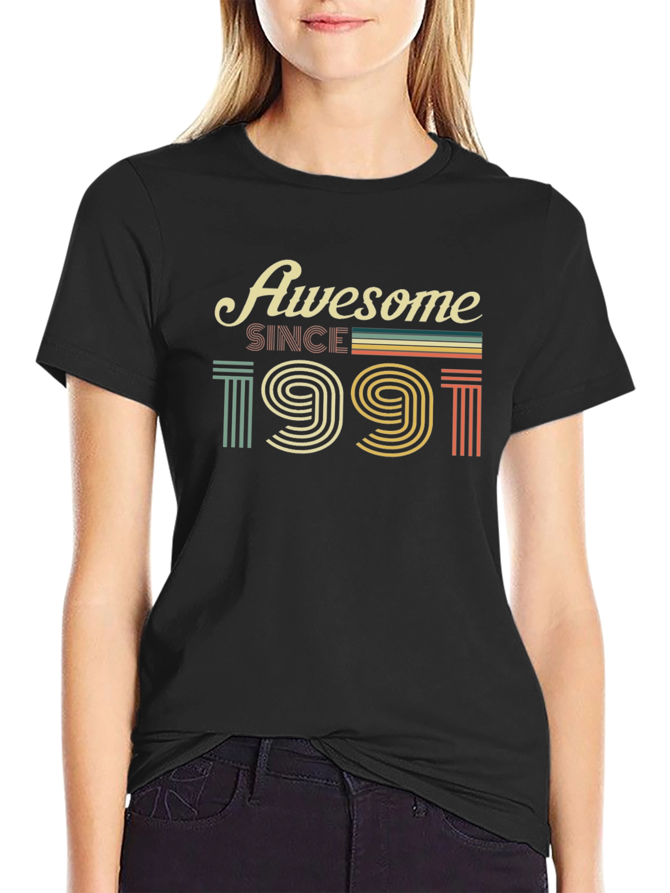 Awesome Since 1991 T-Shirt - Birthday Gift