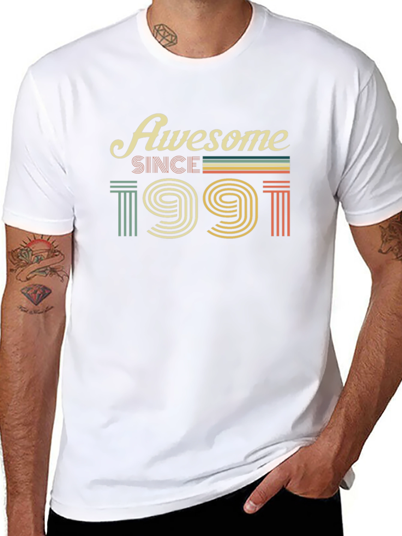 Awesome Since 1991 T-Shirt - Birthday Gift