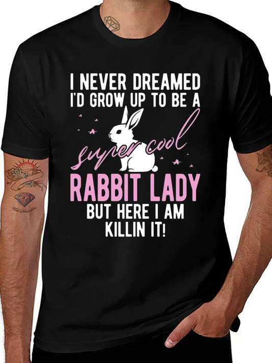 Super Cool Rabbit Lady T-Shirt