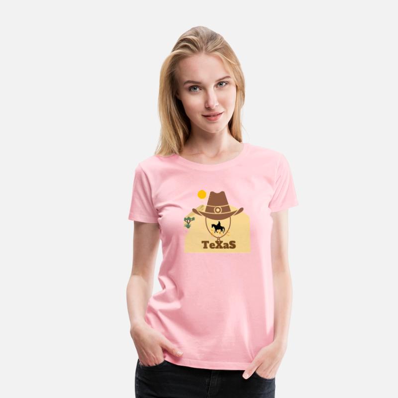 Texas cactus cowboy cool t-shirts