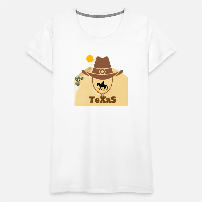 Texas cactus cowboy cool t-shirts