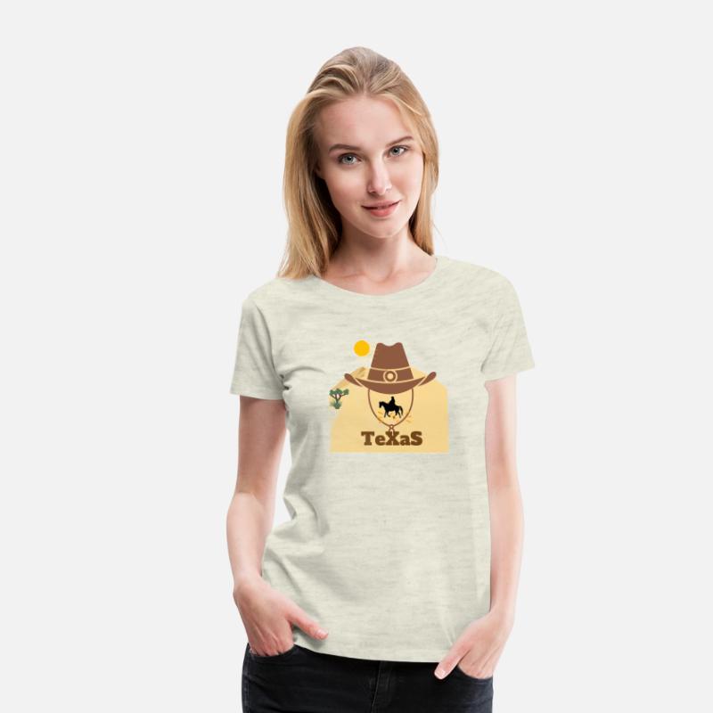 Texas cactus cowboy cool t-shirts
