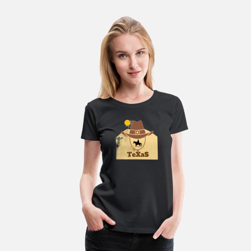 Texas cactus cowboy cool t-shirts