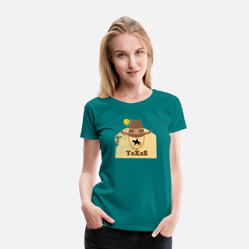 Texas cactus cowboy cool t-shirts
