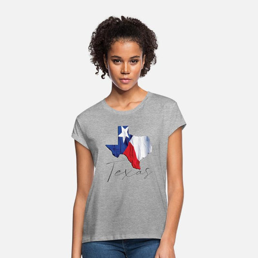 Texas (State) Flag in Texas (State) Map TX