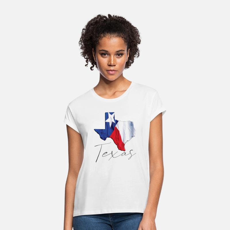 Texas (State) Flag in Texas (State) Map TX