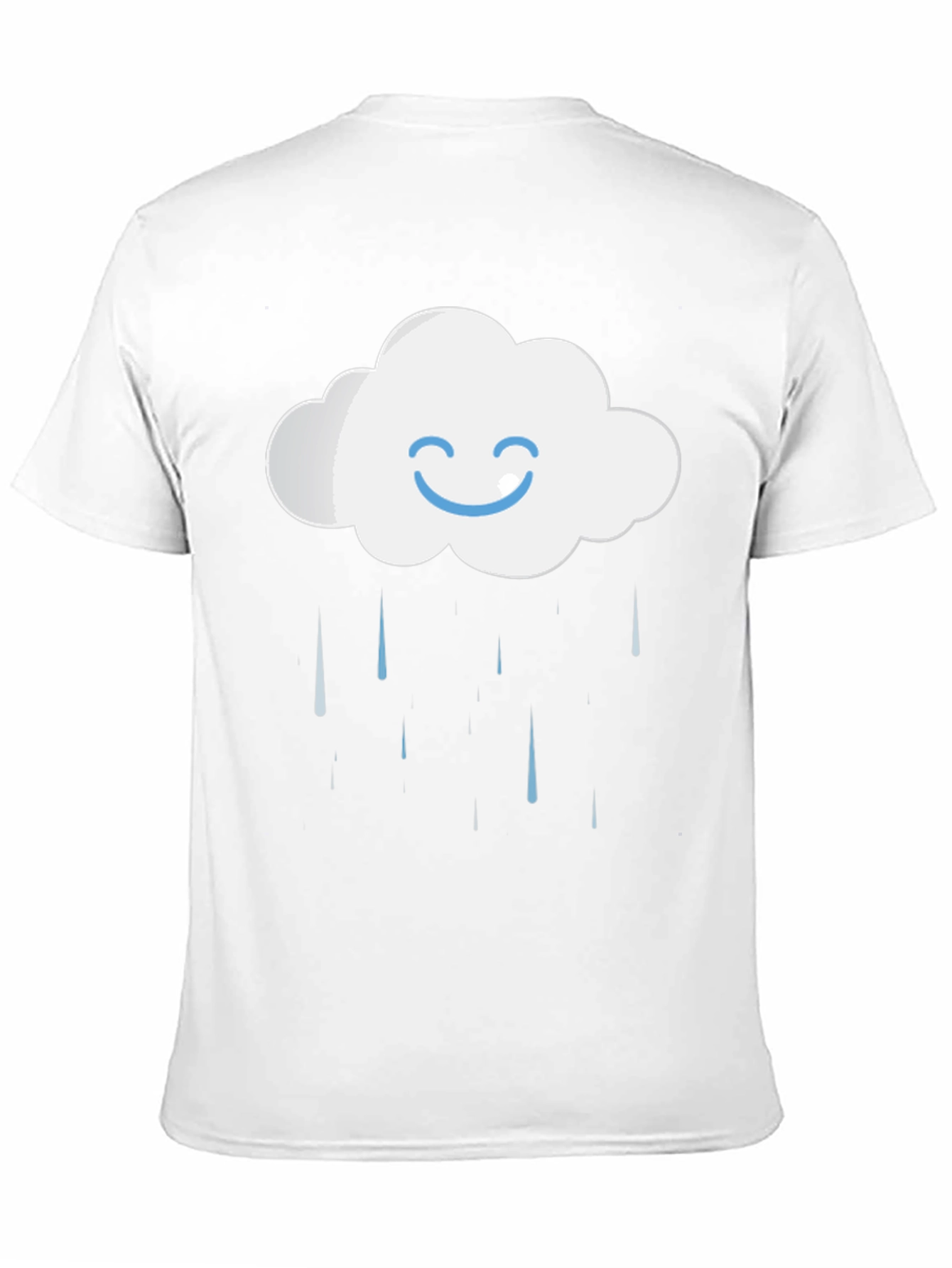 Rainy Cloud Graphic T-Shirt - Comfort Cotton Blend