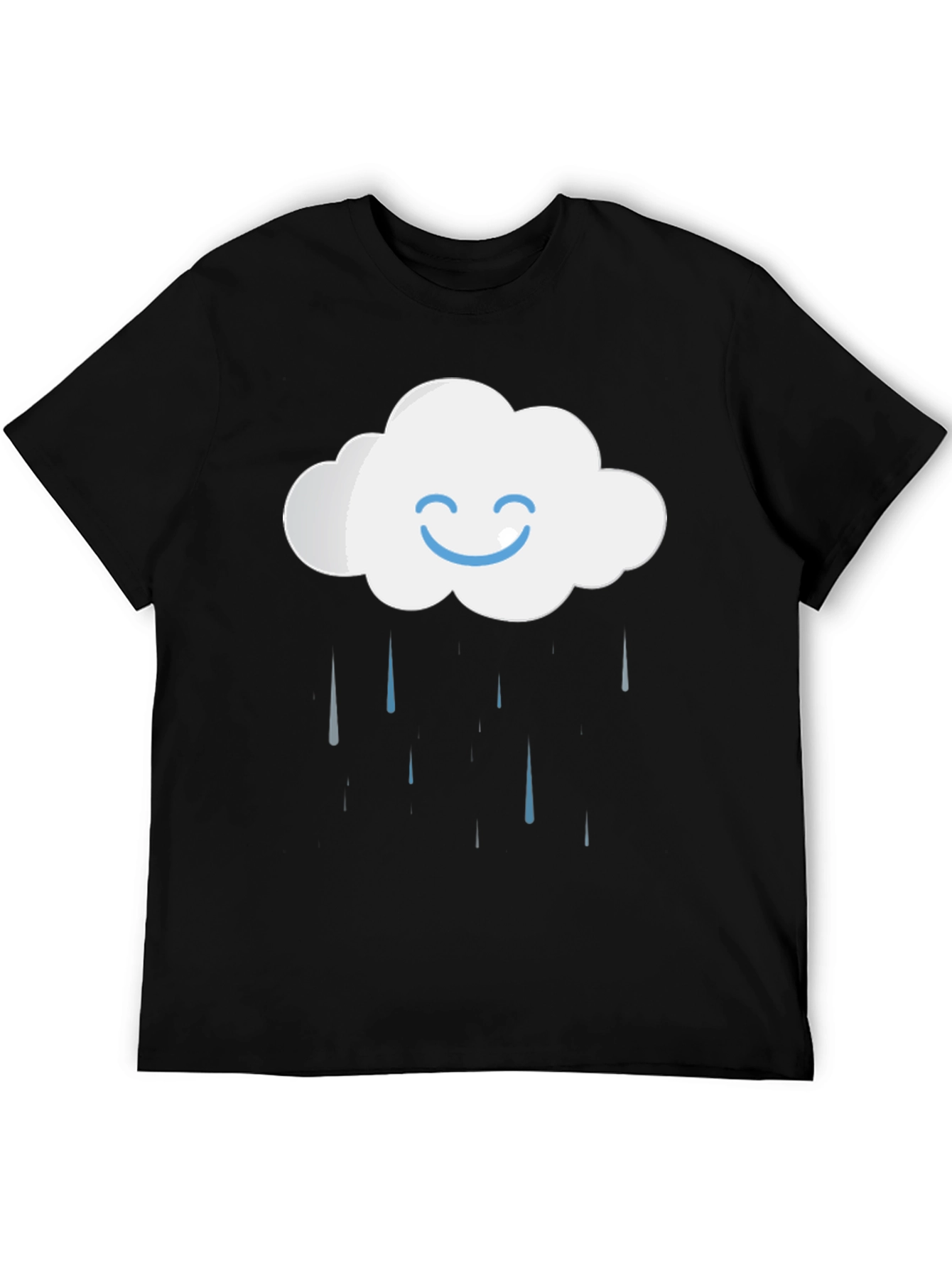 Rainy Cloud Graphic T-Shirt - Comfort Cotton Blend