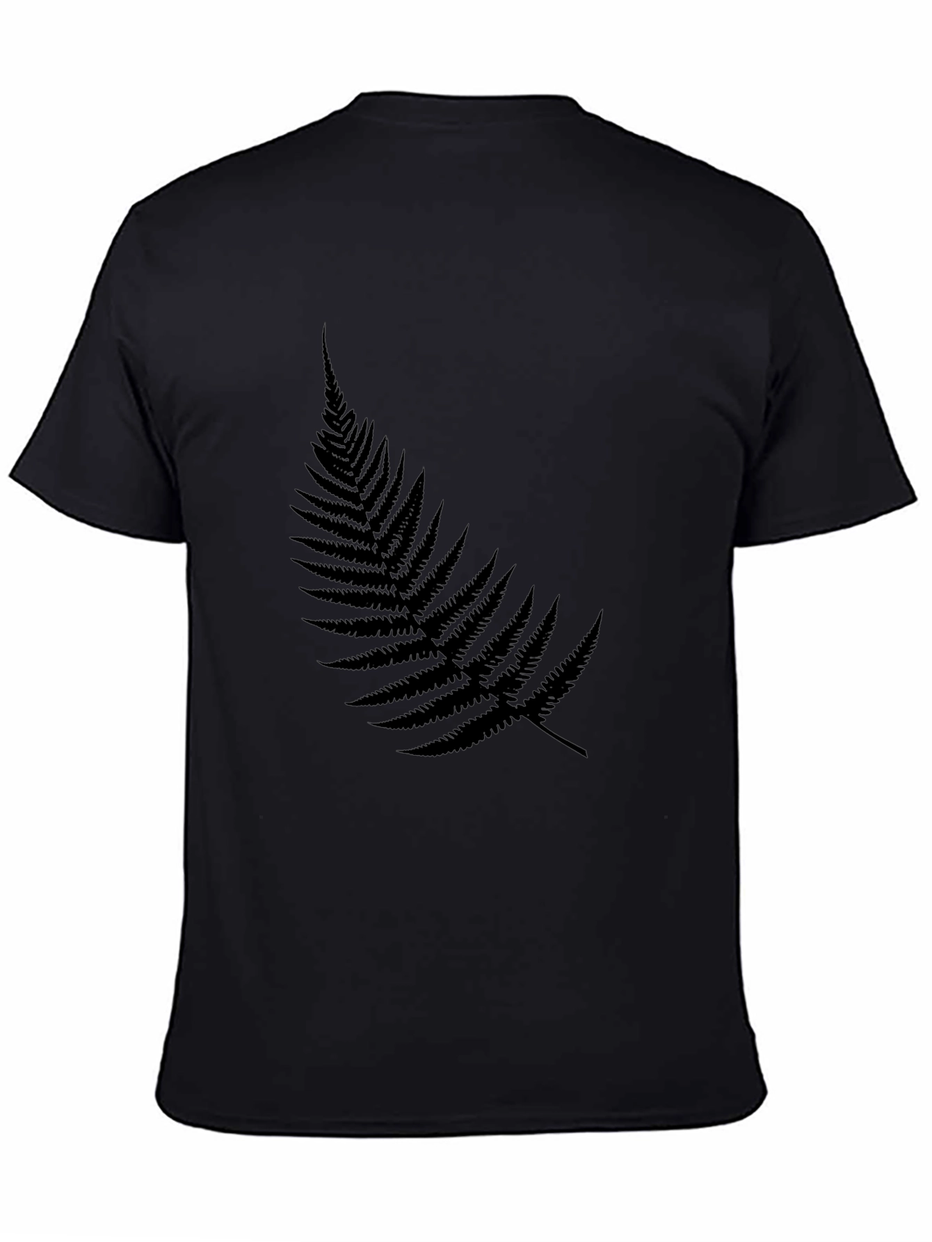 Black Fern Graphic Tee - Casual Comfort