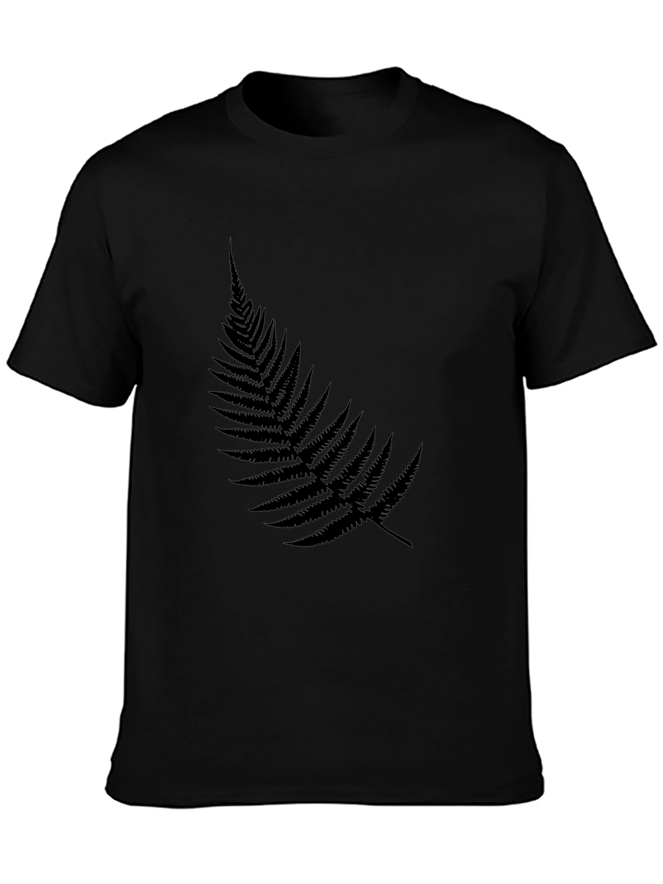 Black Fern Graphic Tee - Casual Comfort