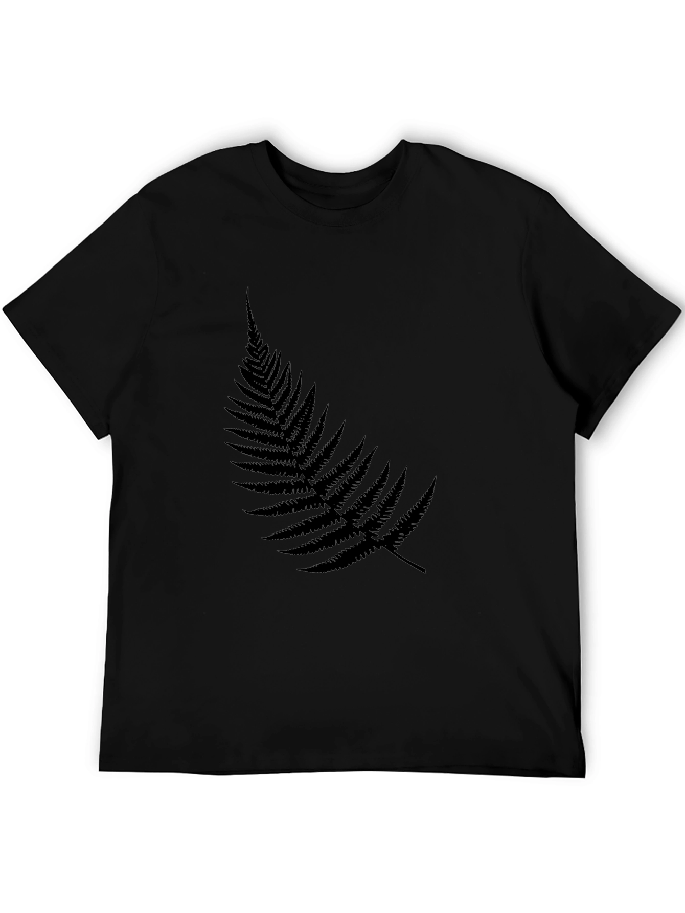 Black Fern Graphic Tee - Casual Comfort