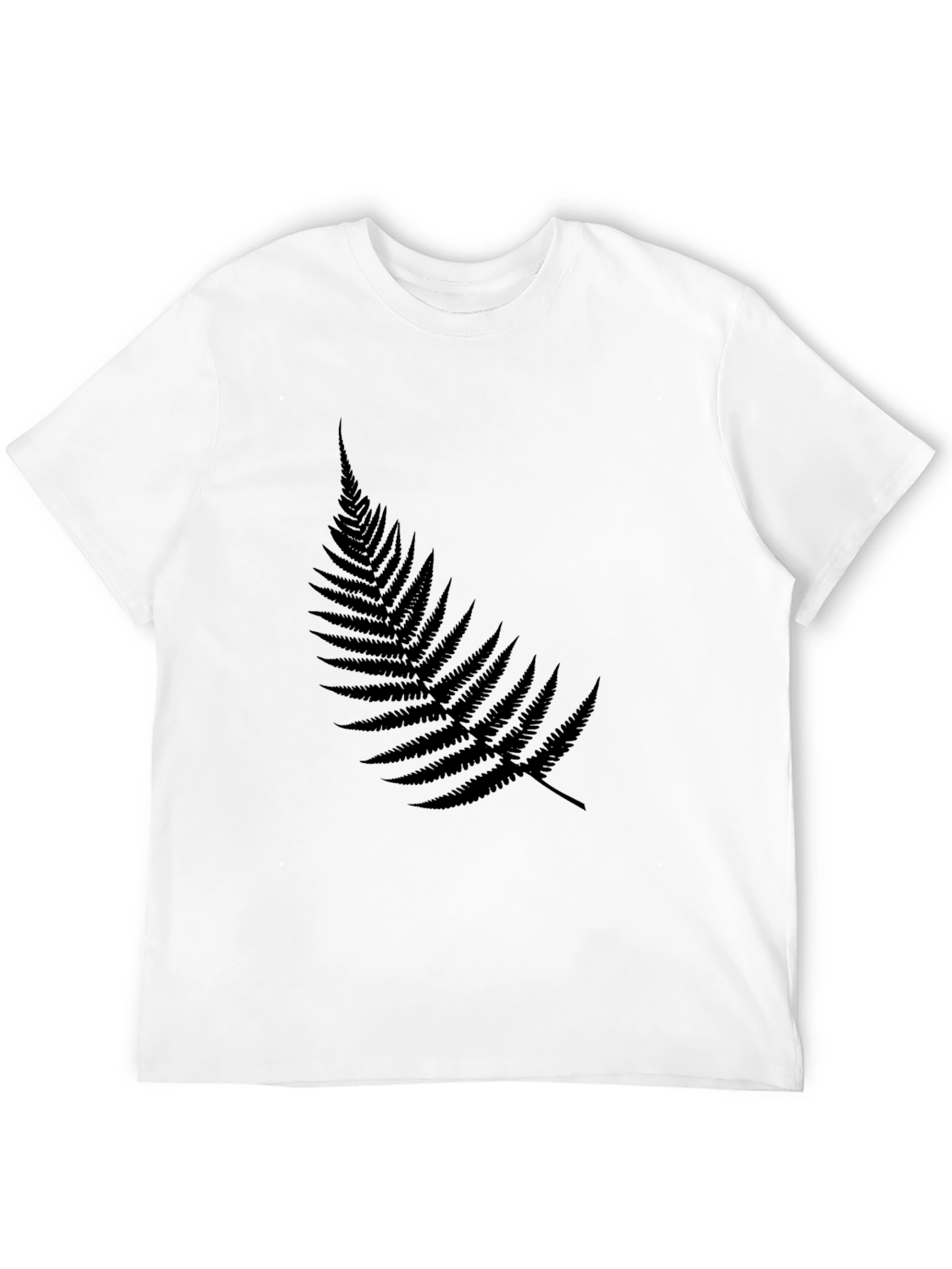 Black Fern Graphic Tee - Casual Comfort