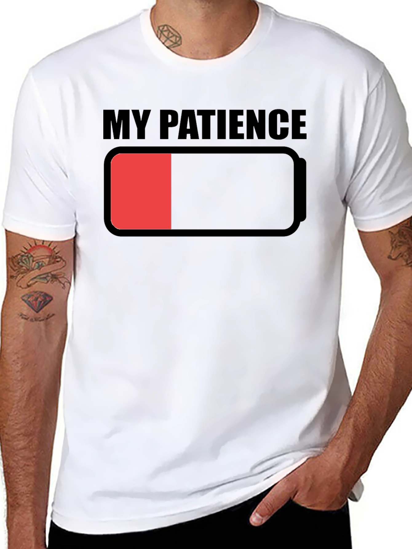 My Patience is Low T-Shirt - Funny Graphic Tee