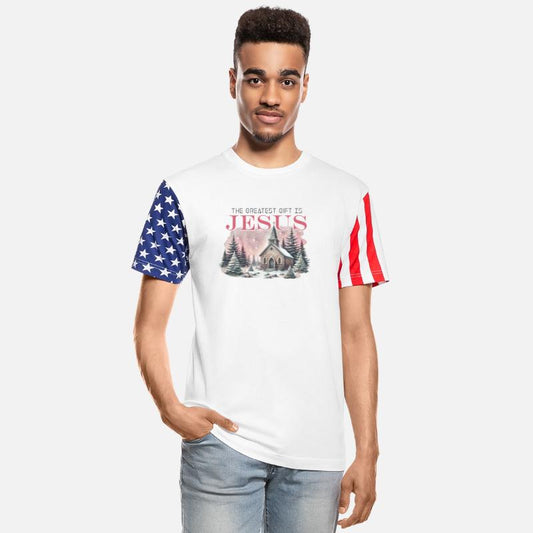 The Greatest Gift is Jesus - Winter Cottage Scene