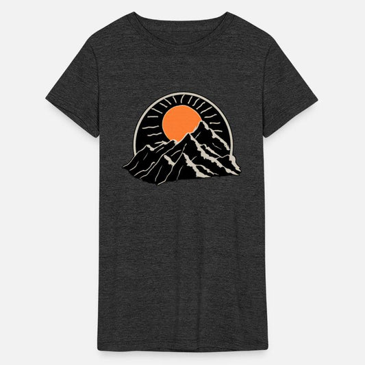 The mountain and sun