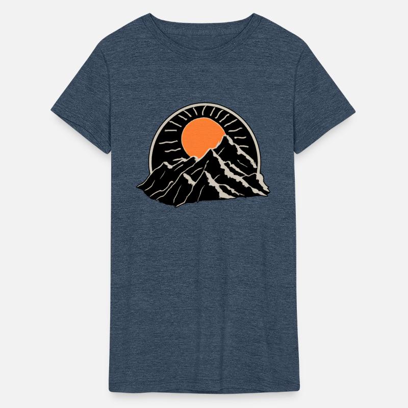 The mountain and sun