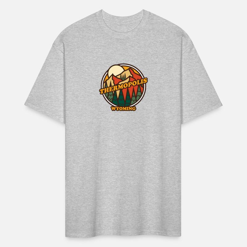 Thermopolis Wyoming Mountain Hiking Print