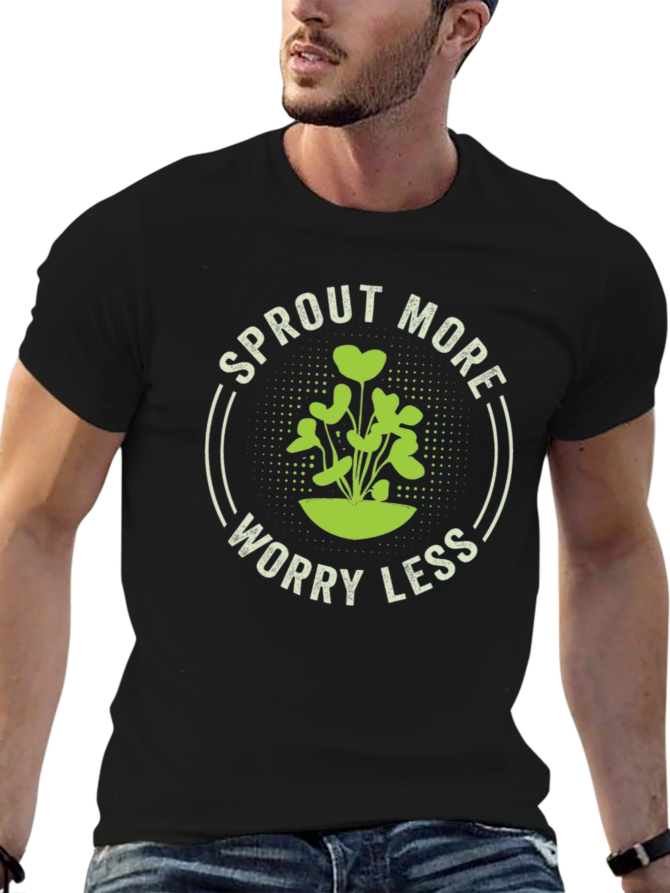 Sprout More Worry Less Graphic Tee