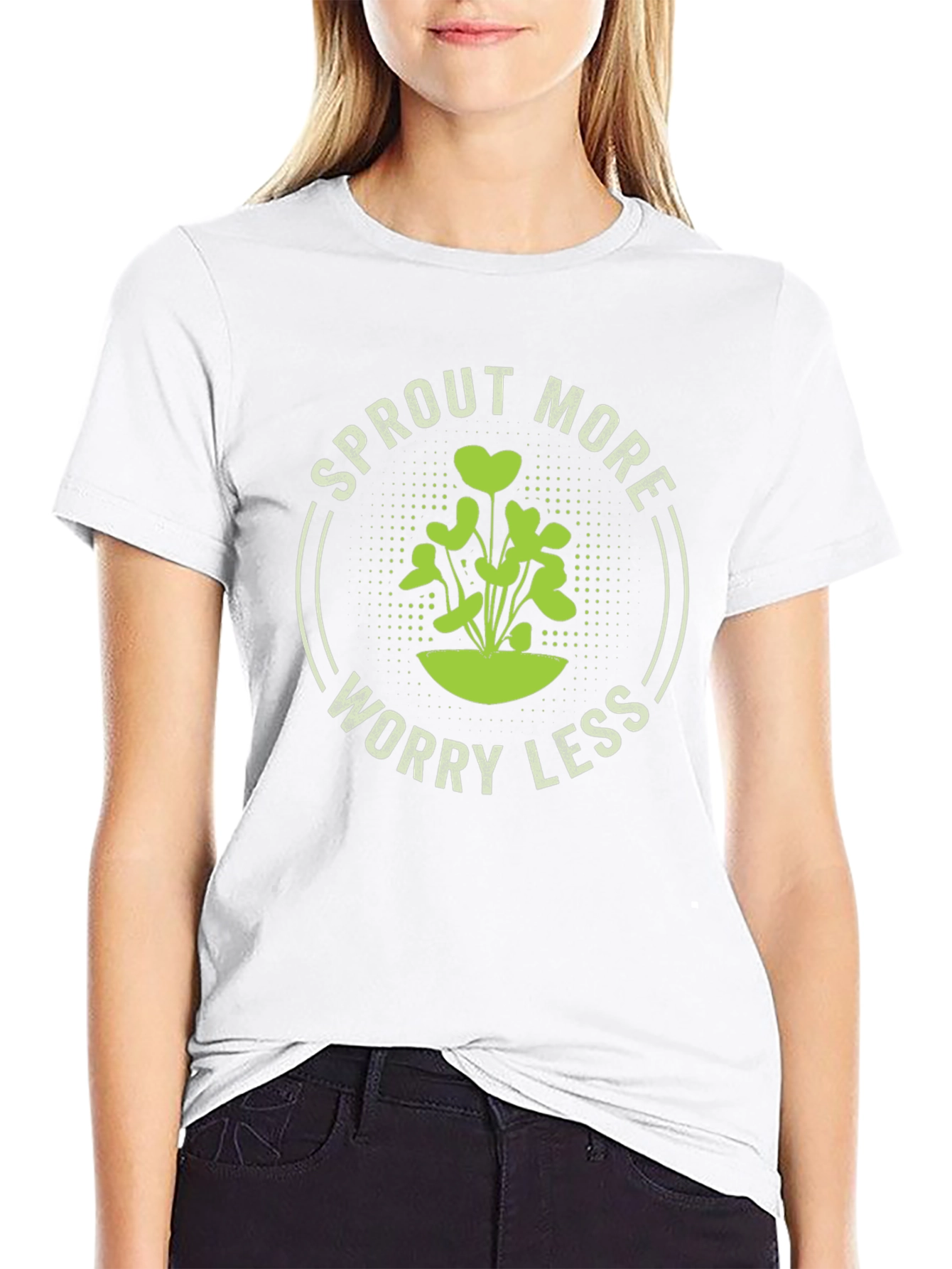 Sprout More Worry Less Graphic Tee