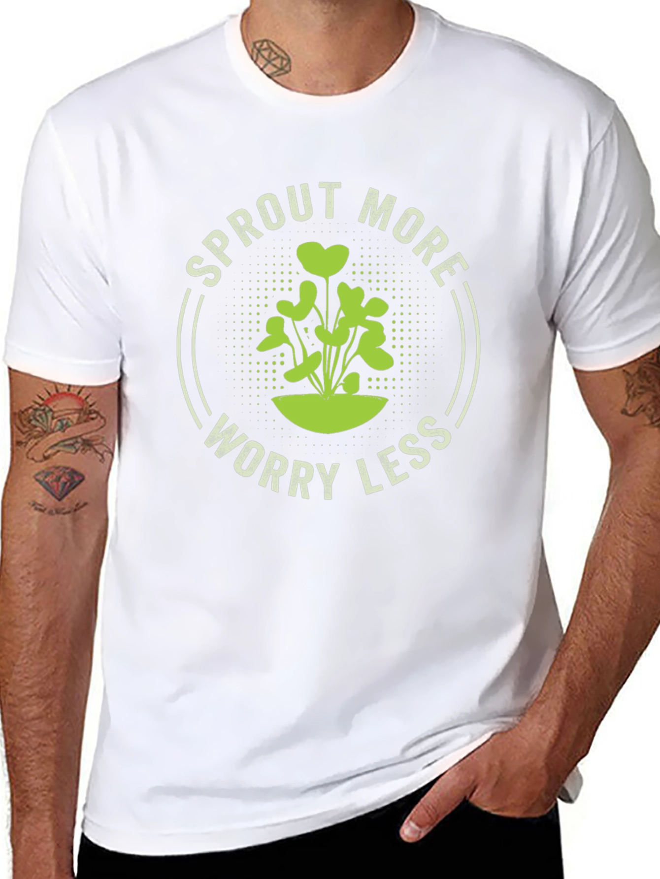 Sprout More Worry Less Graphic Tee