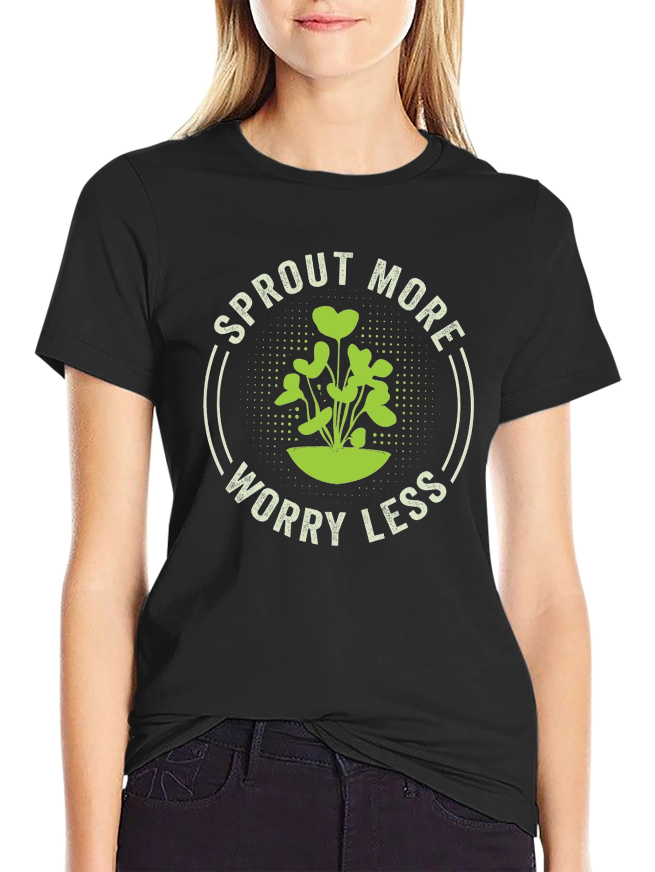 Sprout More Worry Less Graphic Tee