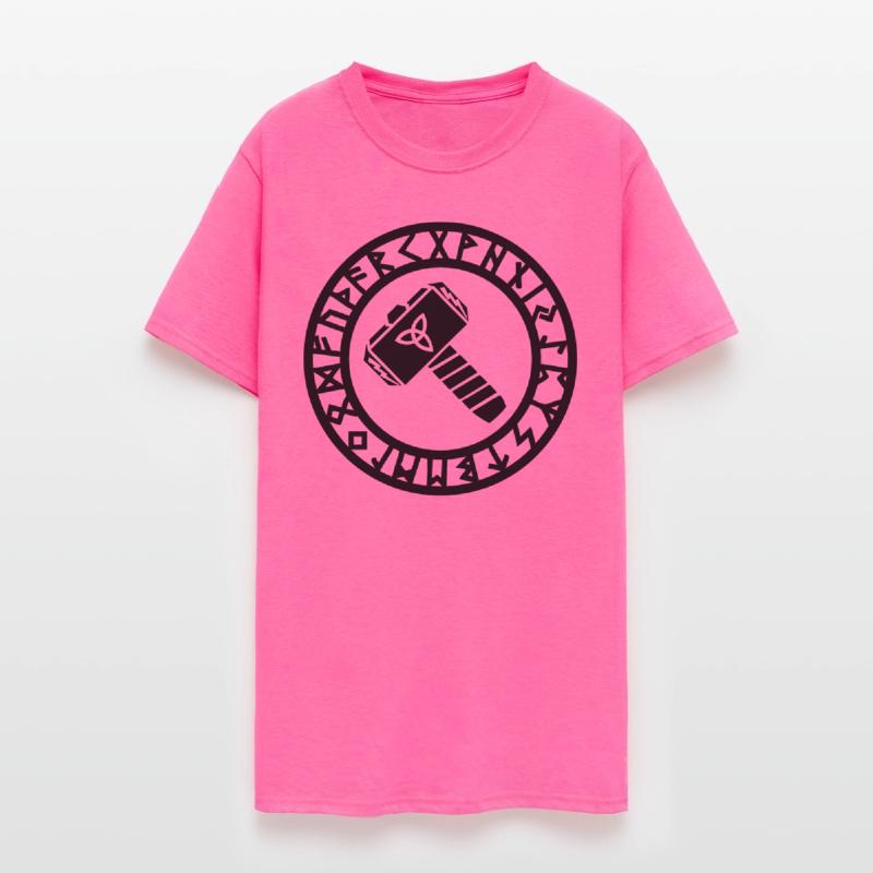 Thors Hammer, Runes, Triquetra, Mjolnir, Pagan