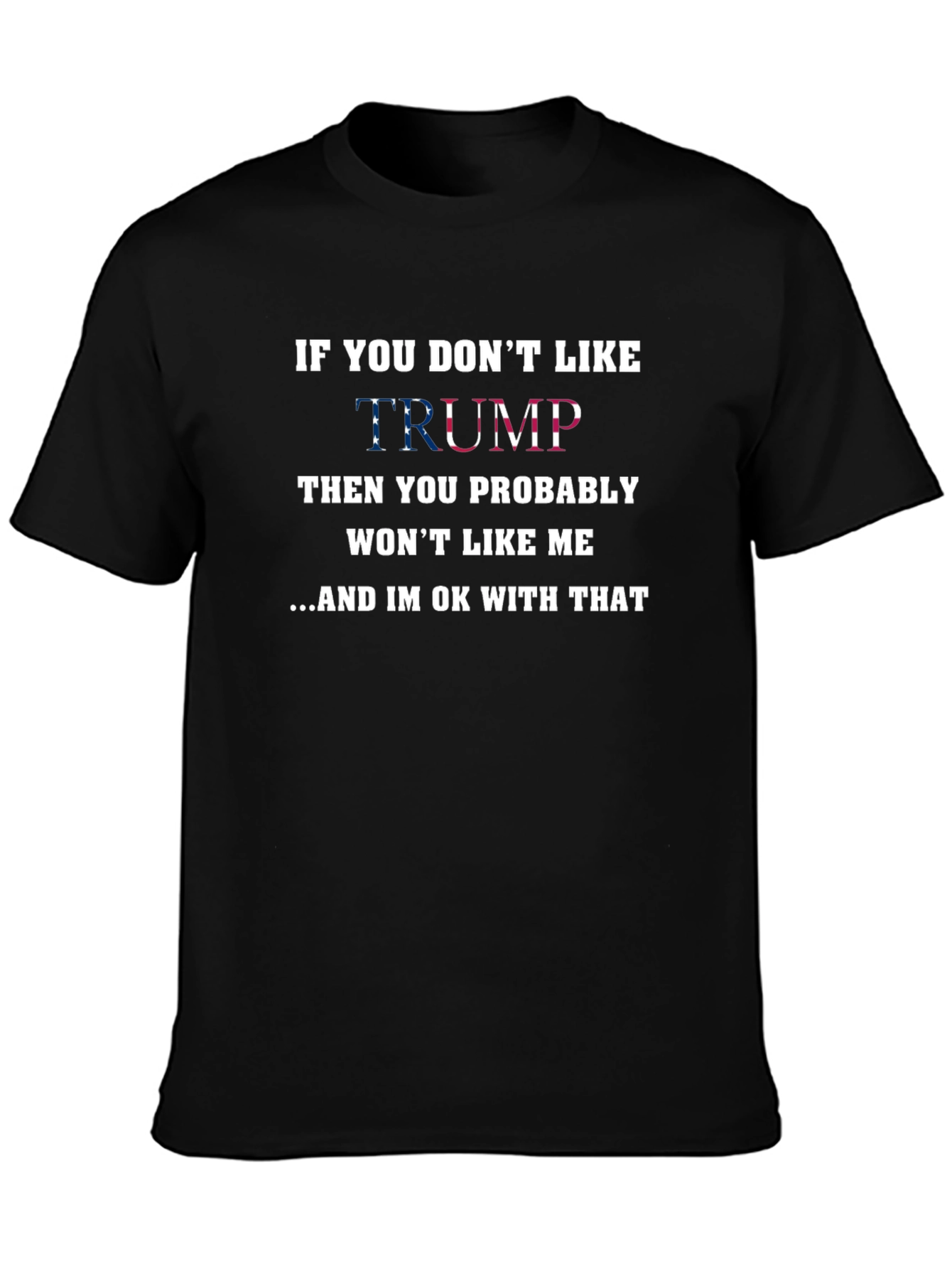 Trump Graphic T-Shirt - Patriotic Statement Tee