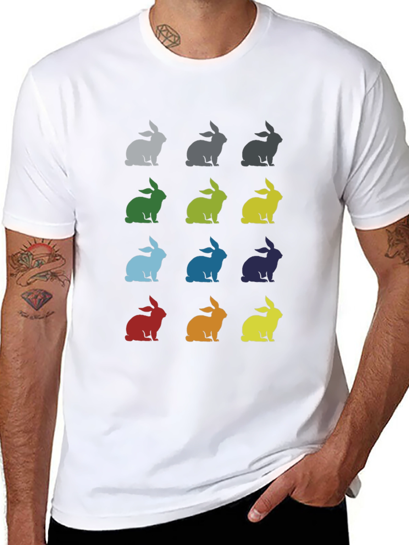 Colorful Bunny T-Shirt