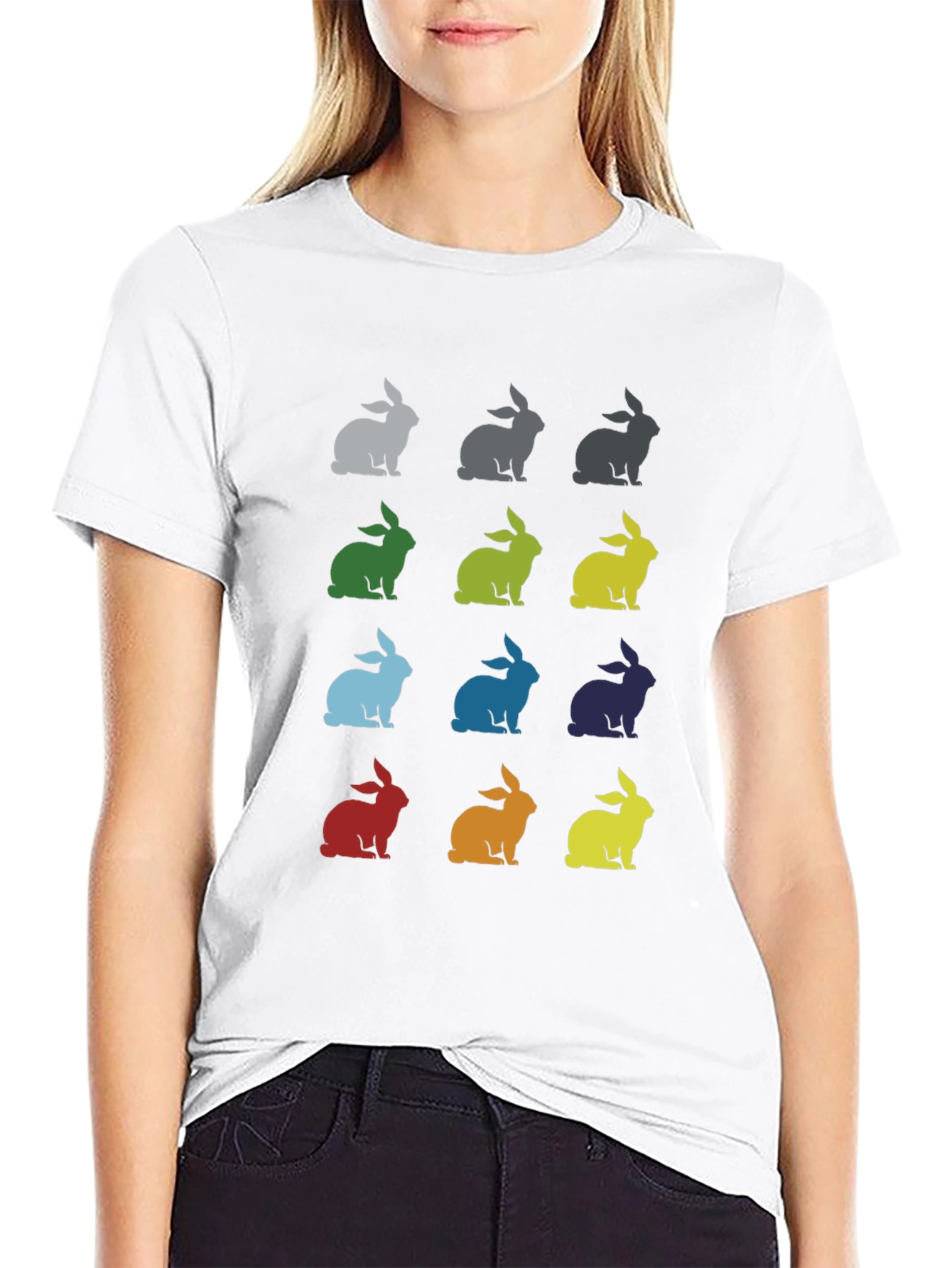 Colorful Bunny T-Shirt