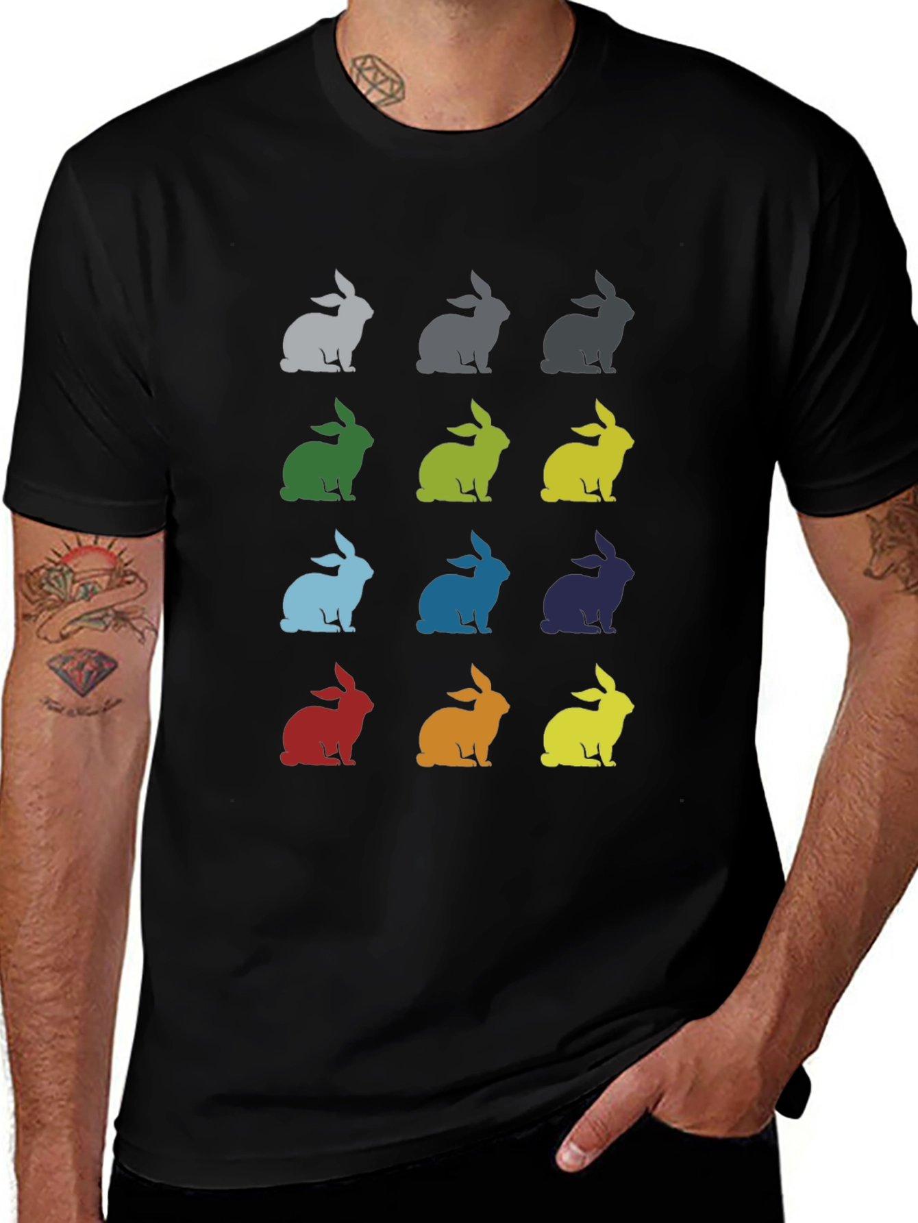 Colorful Bunny T-Shirt