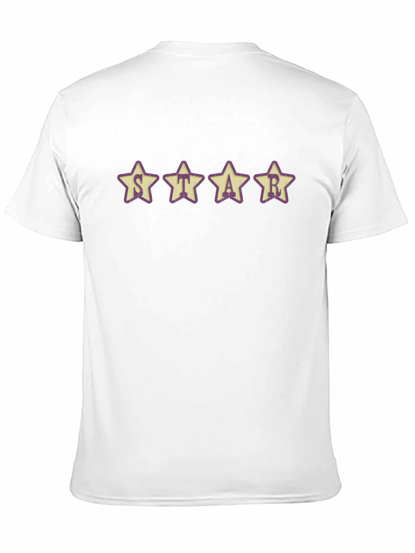 Star Graphic T-Shirt - Casual Crew Neck Tee