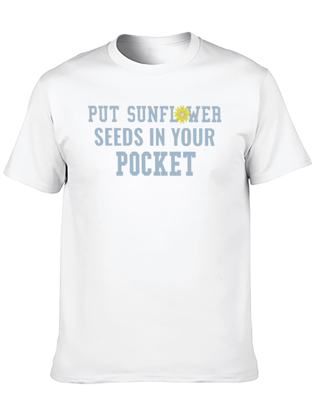 Sunflower Seeds Pocket T-Shirt - Black