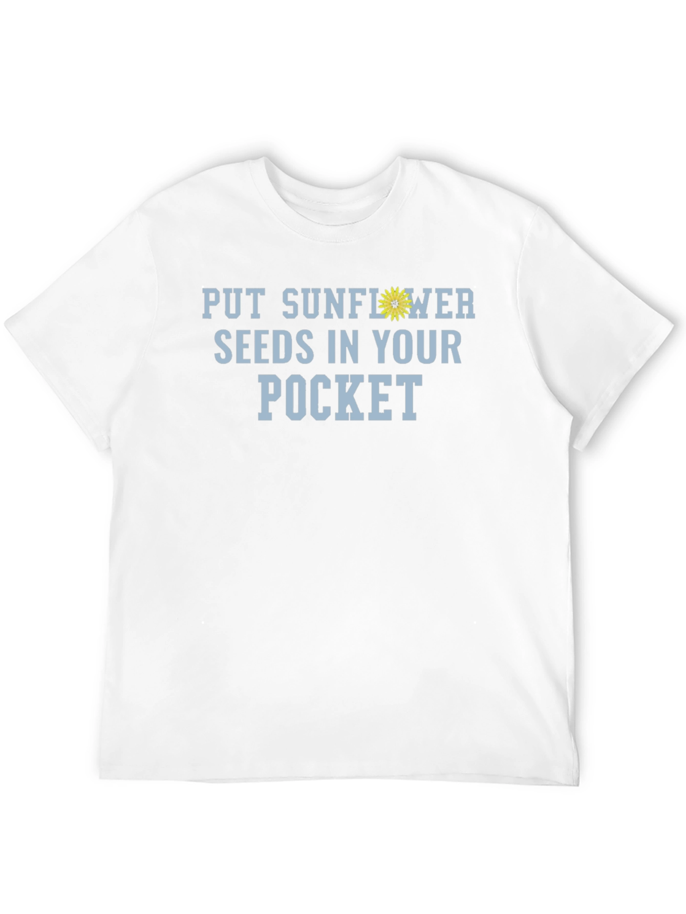 Sunflower Seeds Pocket T-Shirt - Black