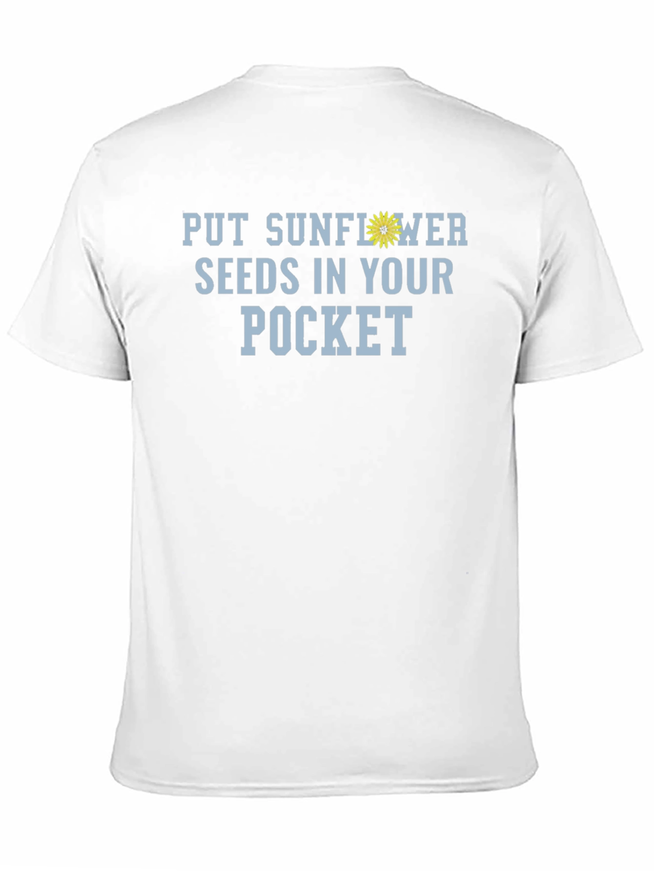 Sunflower Seeds Pocket T-Shirt - Black