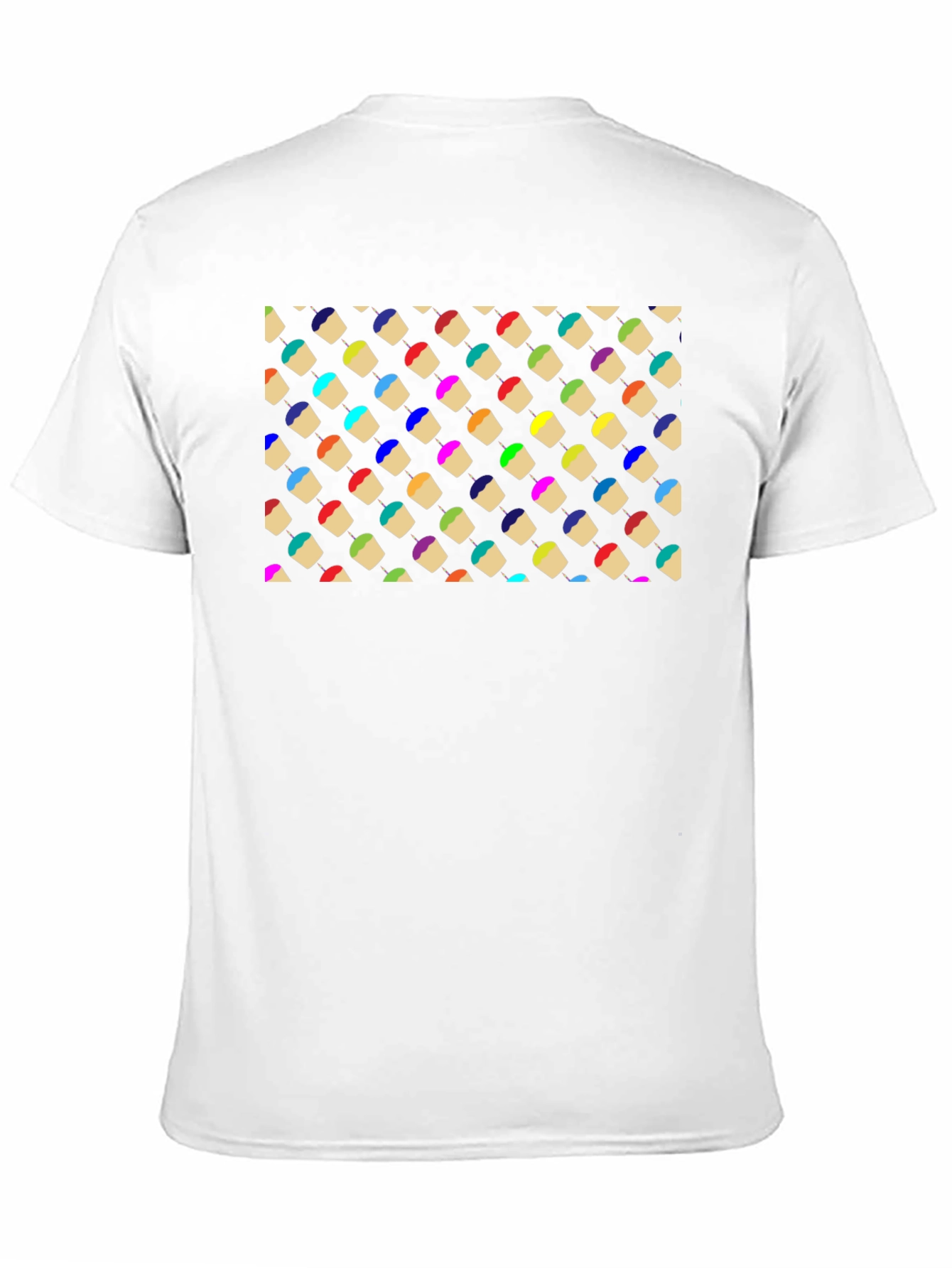 Colorful Cupcake Patterned T-Shirt