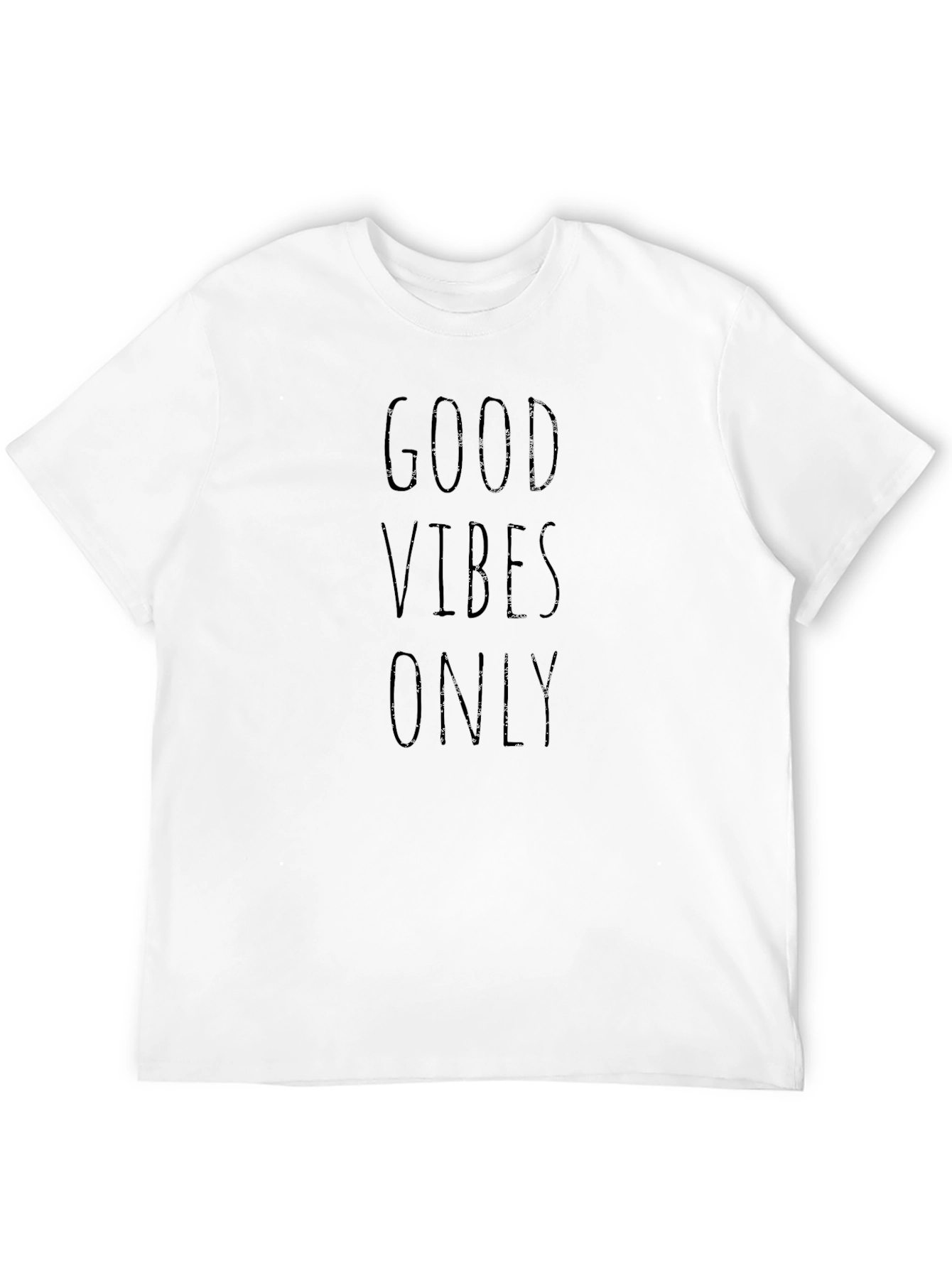 Good Vibes Only Black Graphic Tee