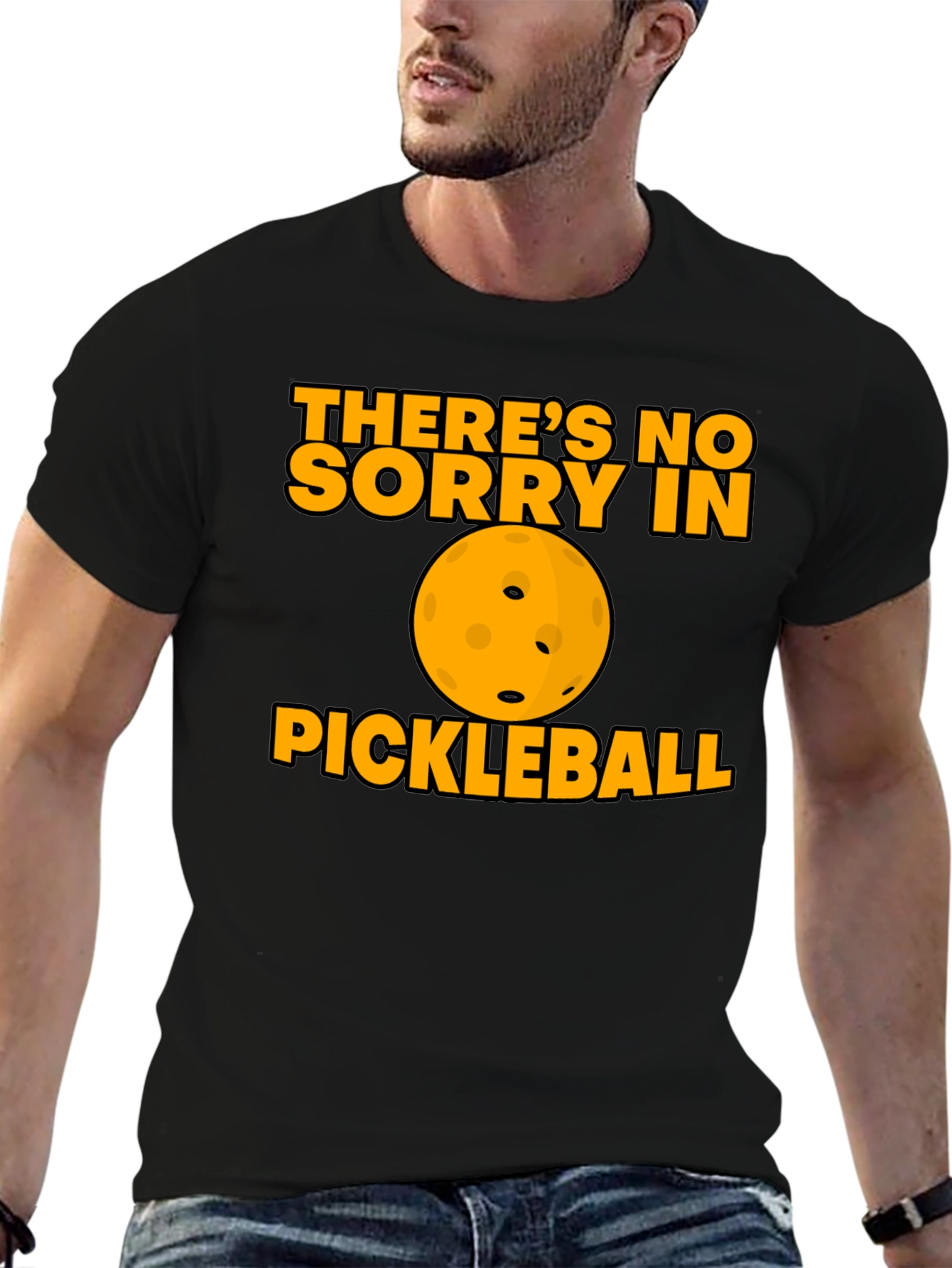 Funny Pickleball T-Shirt - No Sorry