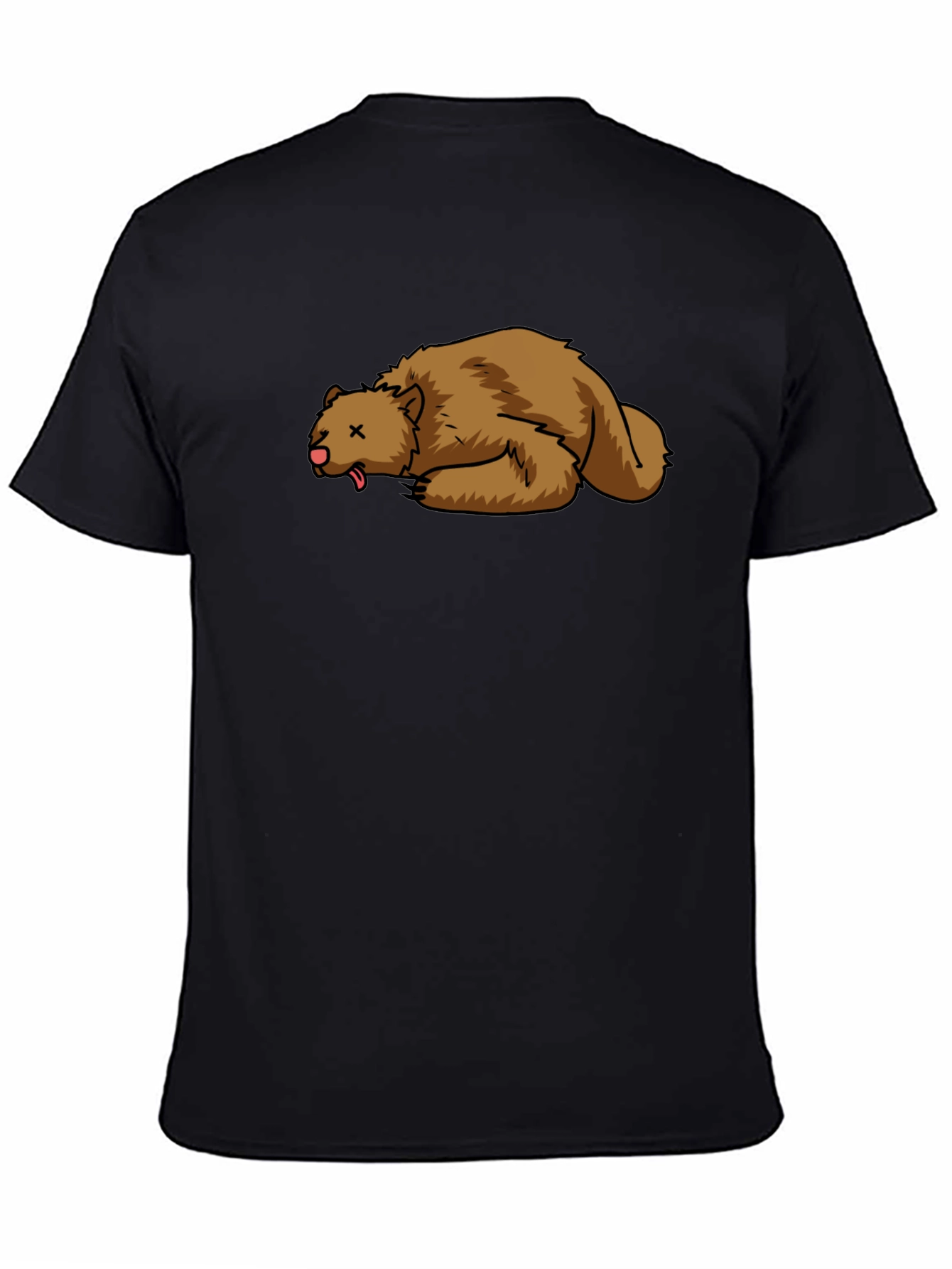 Cartoon Dead Bear T-Shirt - Soft Cotton Tee