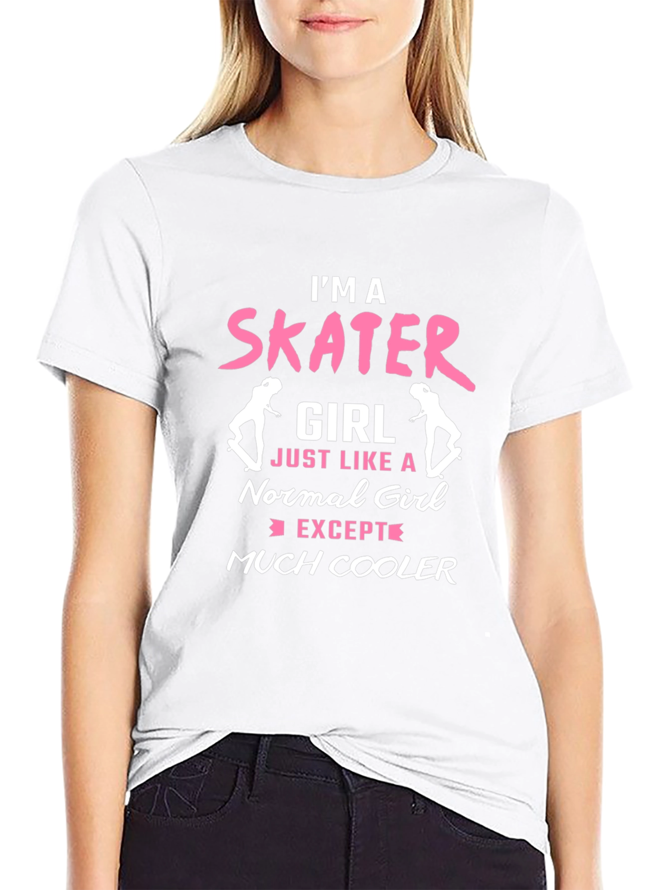 Skater Girl T-Shirt - Cool Graphic Tee