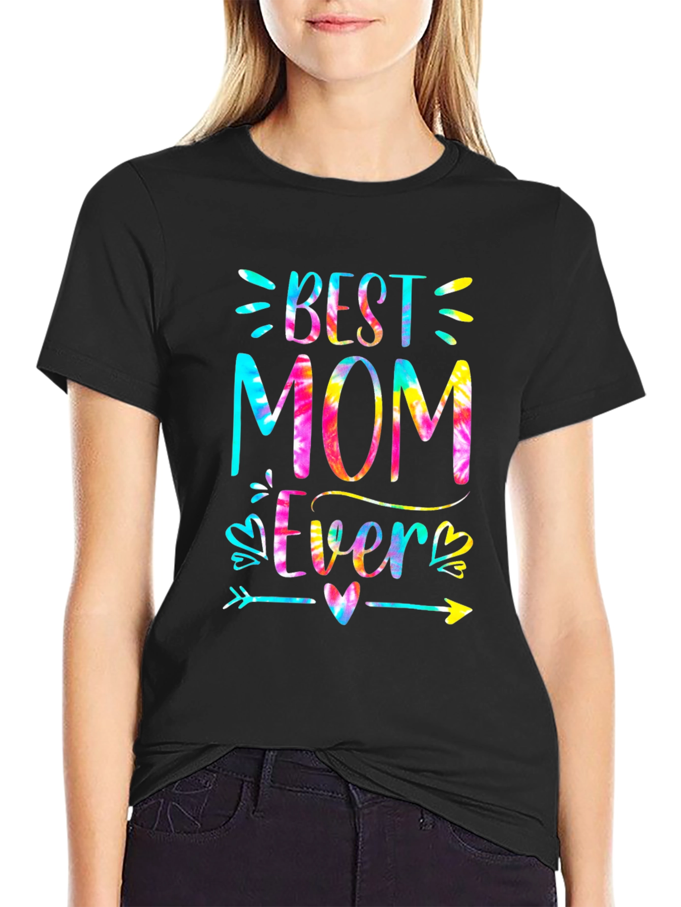 Best Mom Ever Tie-Dye Graphic Tee - Unisex Fit